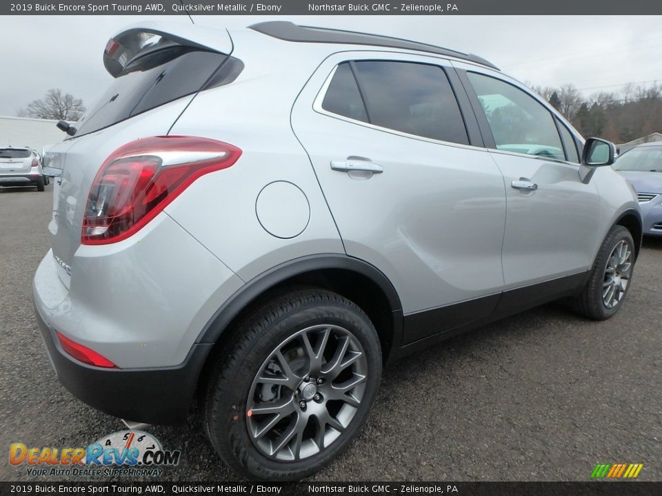 2019 Buick Encore Sport Touring AWD Quicksilver Metallic / Ebony Photo #5