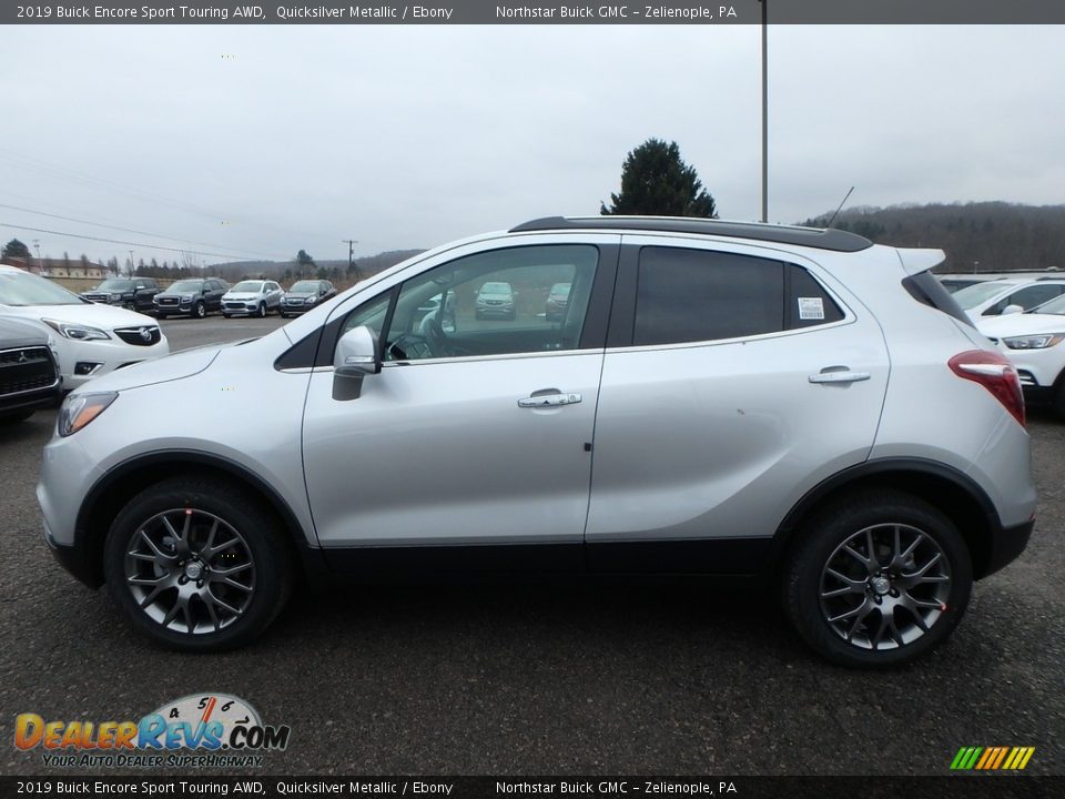 2019 Buick Encore Sport Touring AWD Quicksilver Metallic / Ebony Photo #9