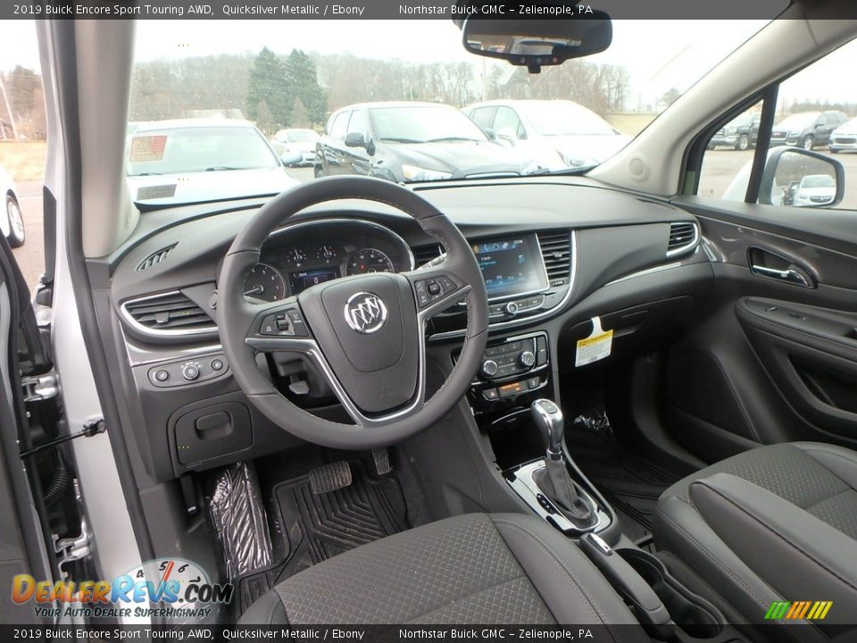 2019 Buick Encore Sport Touring AWD Quicksilver Metallic / Ebony Photo #13