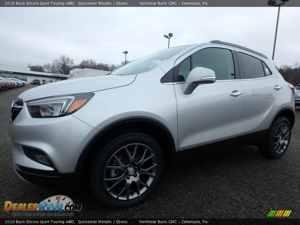 2019 Buick Encore Sport Touring AWD Quicksilver Metallic / Ebony Photo #1