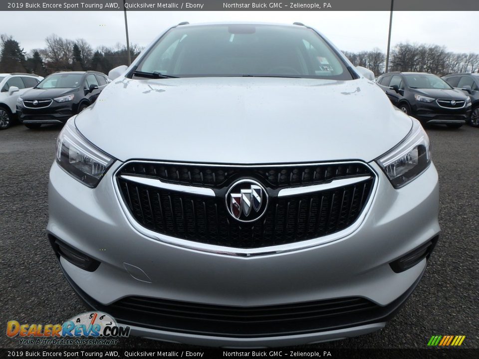 2019 Buick Encore Sport Touring AWD Quicksilver Metallic / Ebony Photo #2