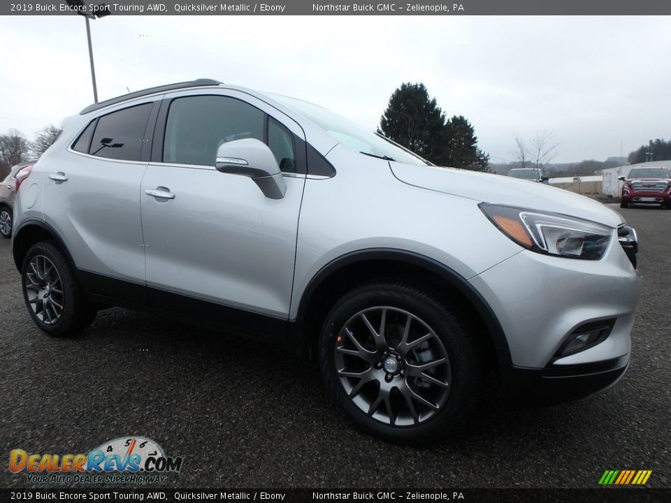 2019 Buick Encore Sport Touring AWD Quicksilver Metallic / Ebony Photo #3