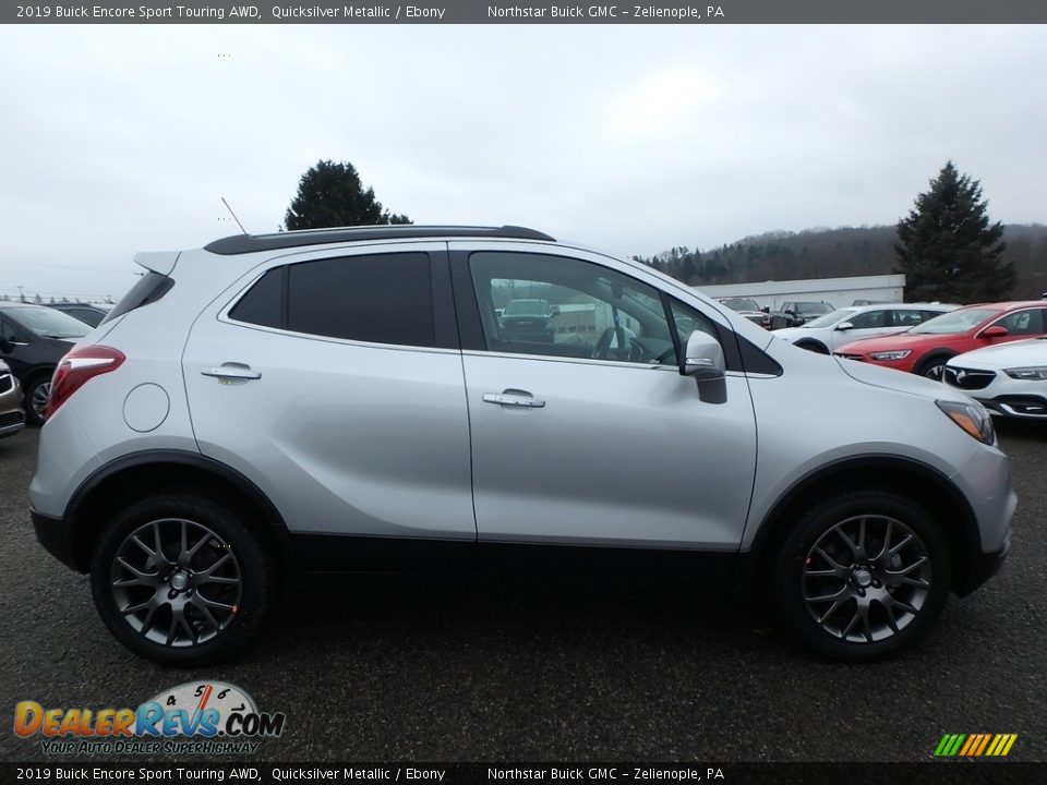 2019 Buick Encore Sport Touring AWD Quicksilver Metallic / Ebony Photo #4