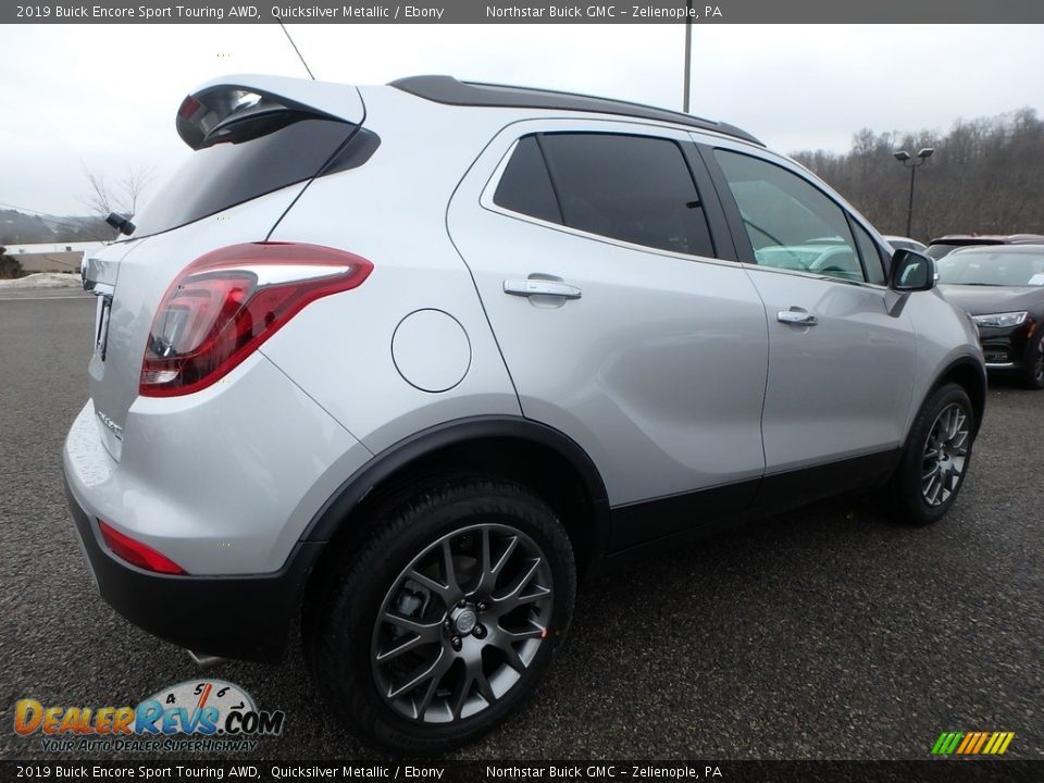 2019 Buick Encore Sport Touring AWD Quicksilver Metallic / Ebony Photo #5