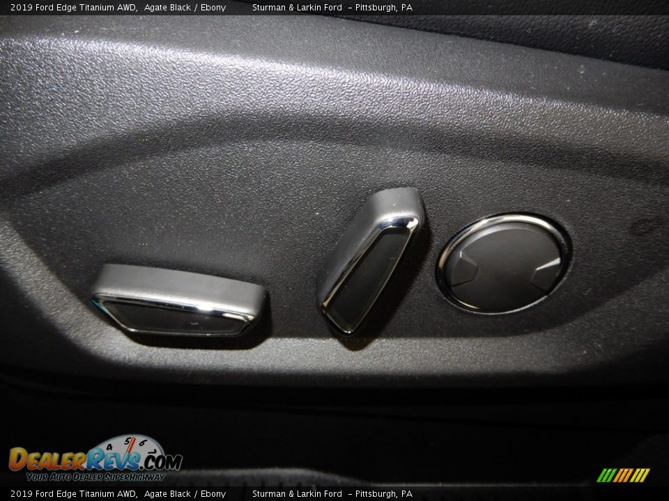 2019 Ford Edge Titanium AWD Agate Black / Ebony Photo #12