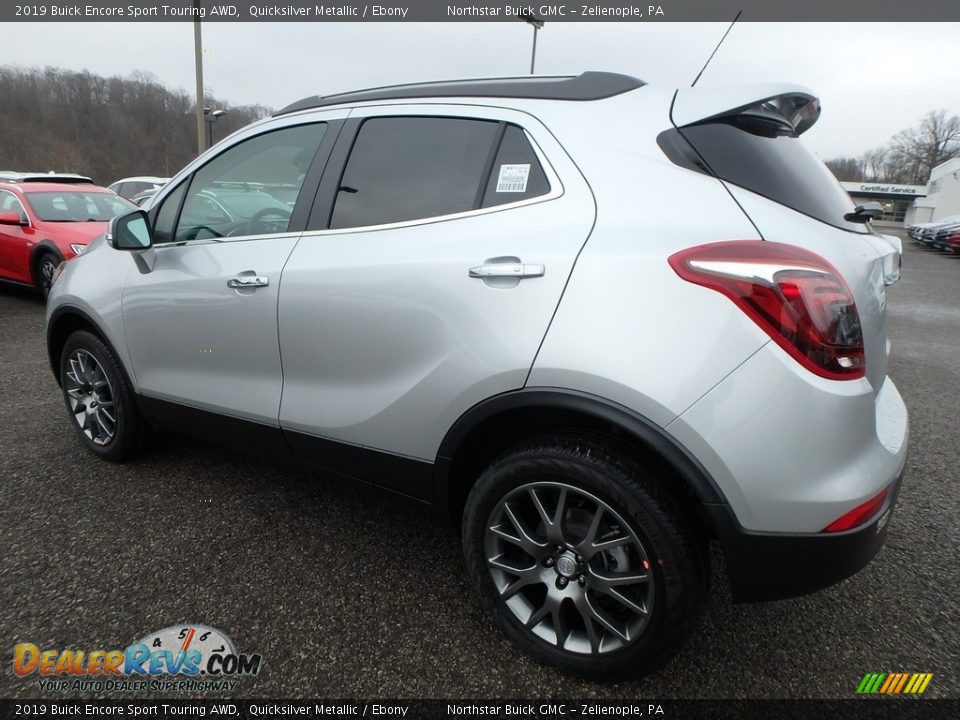 2019 Buick Encore Sport Touring AWD Quicksilver Metallic / Ebony Photo #8