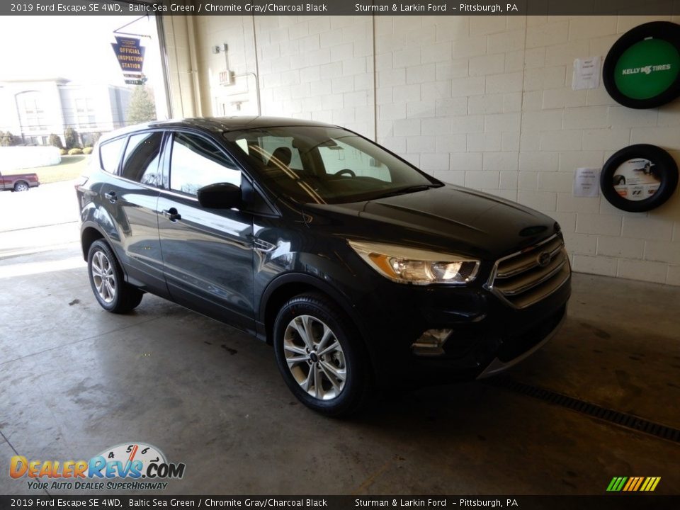 2019 Ford Escape SE 4WD Baltic Sea Green / Chromite Gray/Charcoal Black Photo #1