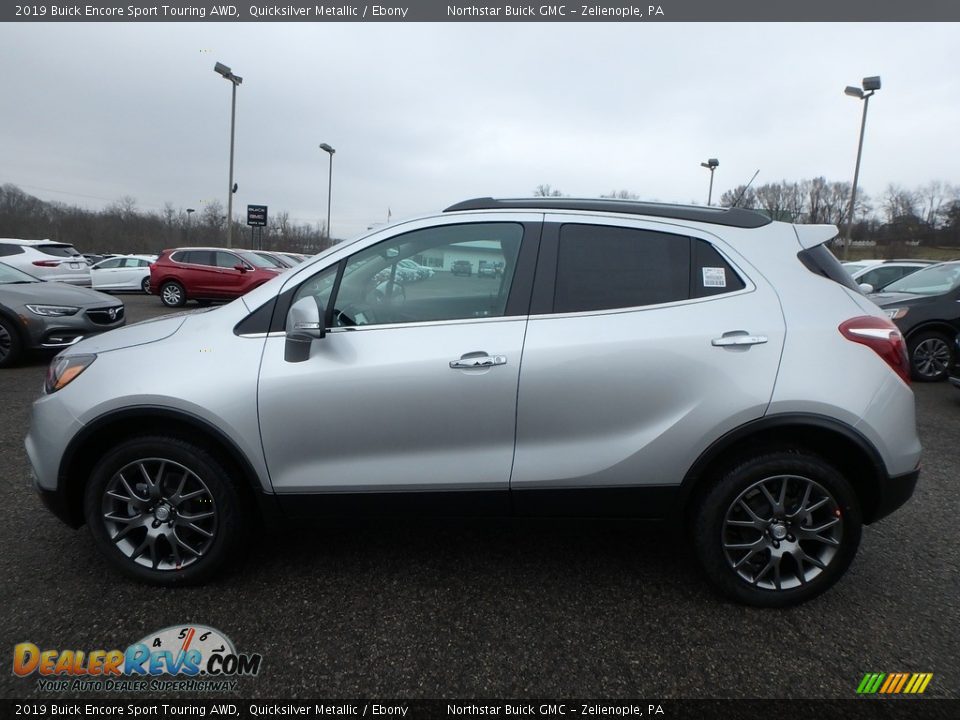 2019 Buick Encore Sport Touring AWD Quicksilver Metallic / Ebony Photo #9