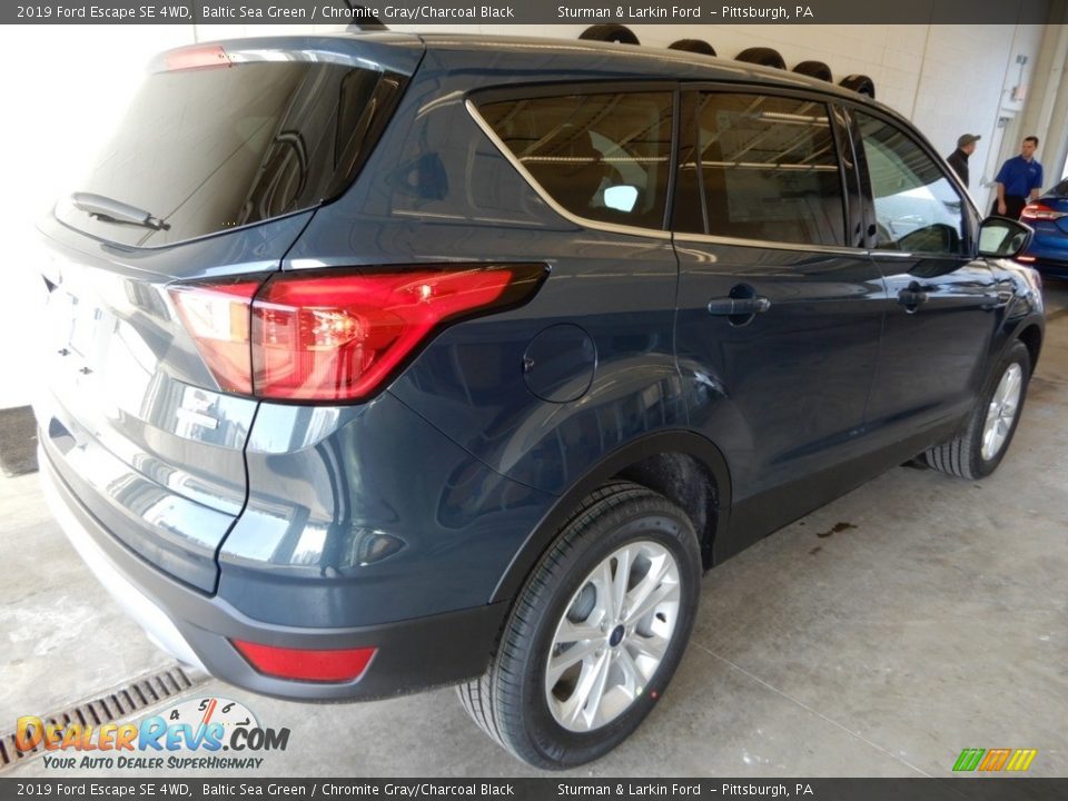 2019 Ford Escape SE 4WD Baltic Sea Green / Chromite Gray/Charcoal Black Photo #2
