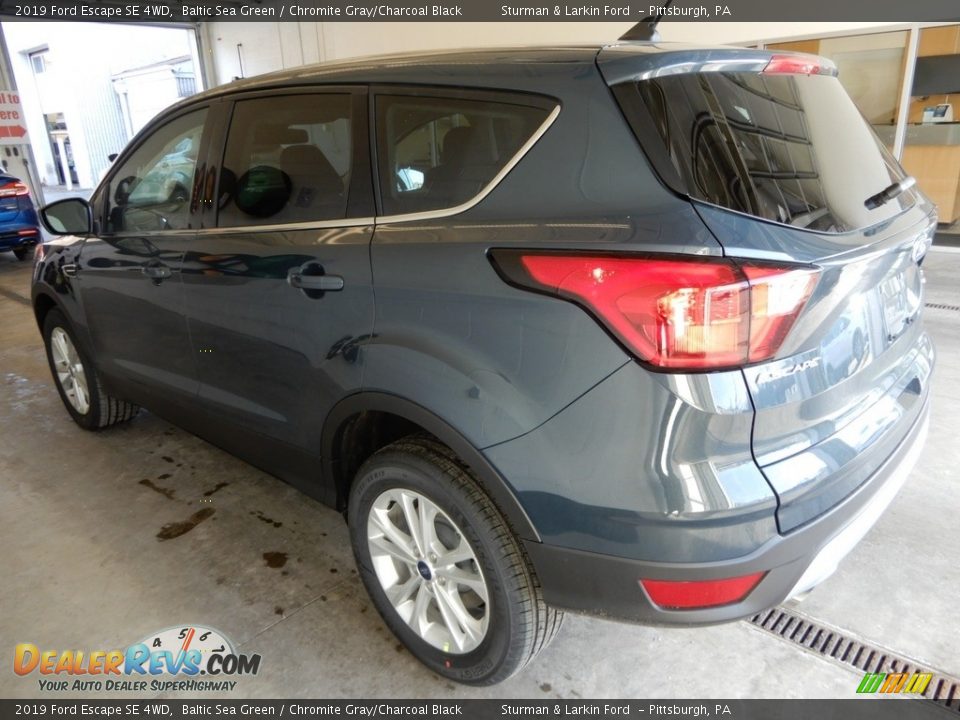 2019 Ford Escape SE 4WD Baltic Sea Green / Chromite Gray/Charcoal Black Photo #4
