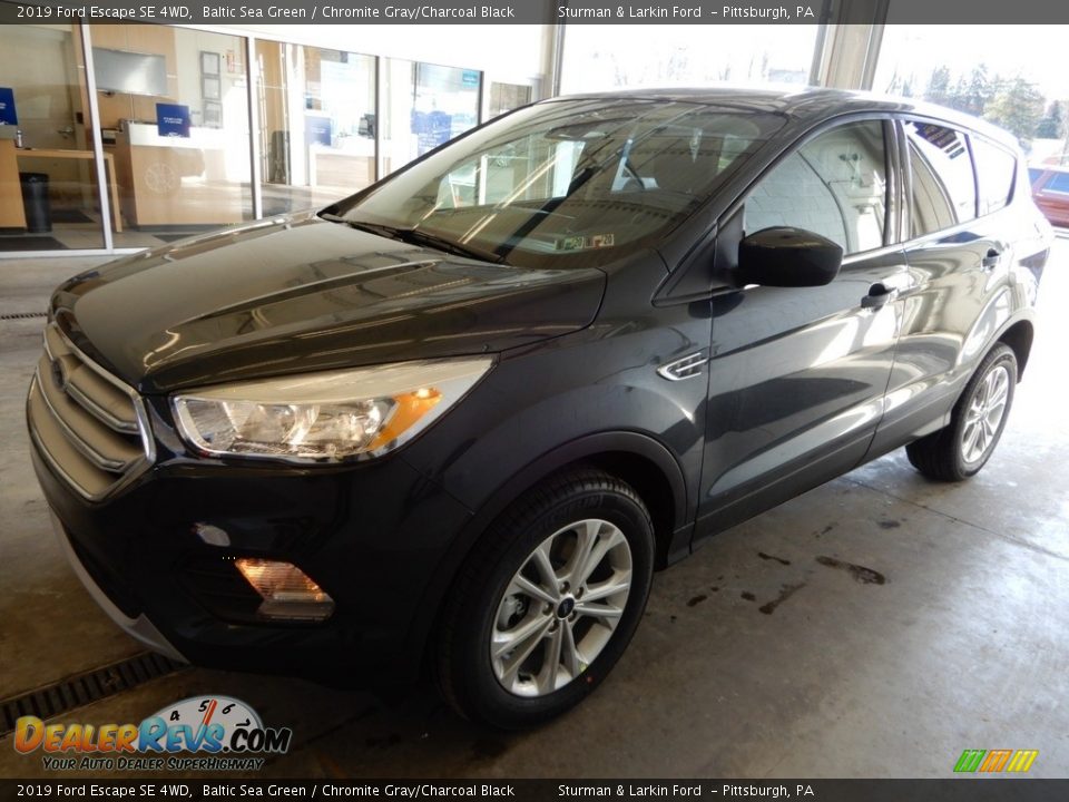 2019 Ford Escape SE 4WD Baltic Sea Green / Chromite Gray/Charcoal Black Photo #5