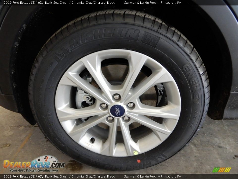 2019 Ford Escape SE 4WD Baltic Sea Green / Chromite Gray/Charcoal Black Photo #6