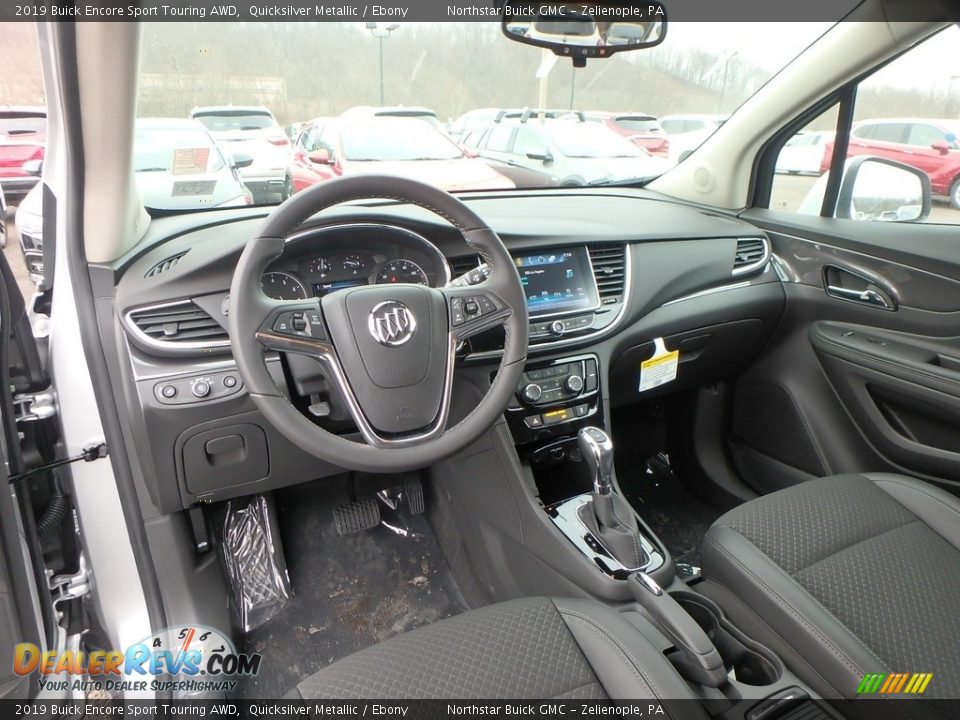 2019 Buick Encore Sport Touring AWD Quicksilver Metallic / Ebony Photo #13