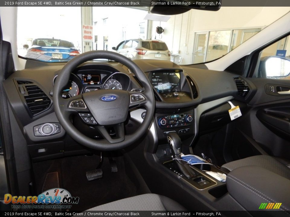 2019 Ford Escape SE 4WD Baltic Sea Green / Chromite Gray/Charcoal Black Photo #9