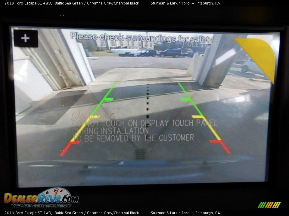 2019 Ford Escape SE 4WD Baltic Sea Green / Chromite Gray/Charcoal Black Photo #14