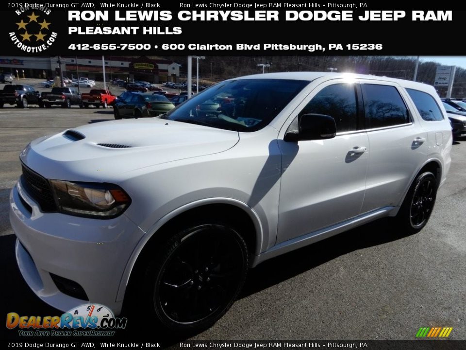 2019 Dodge Durango GT AWD White Knuckle / Black Photo #1