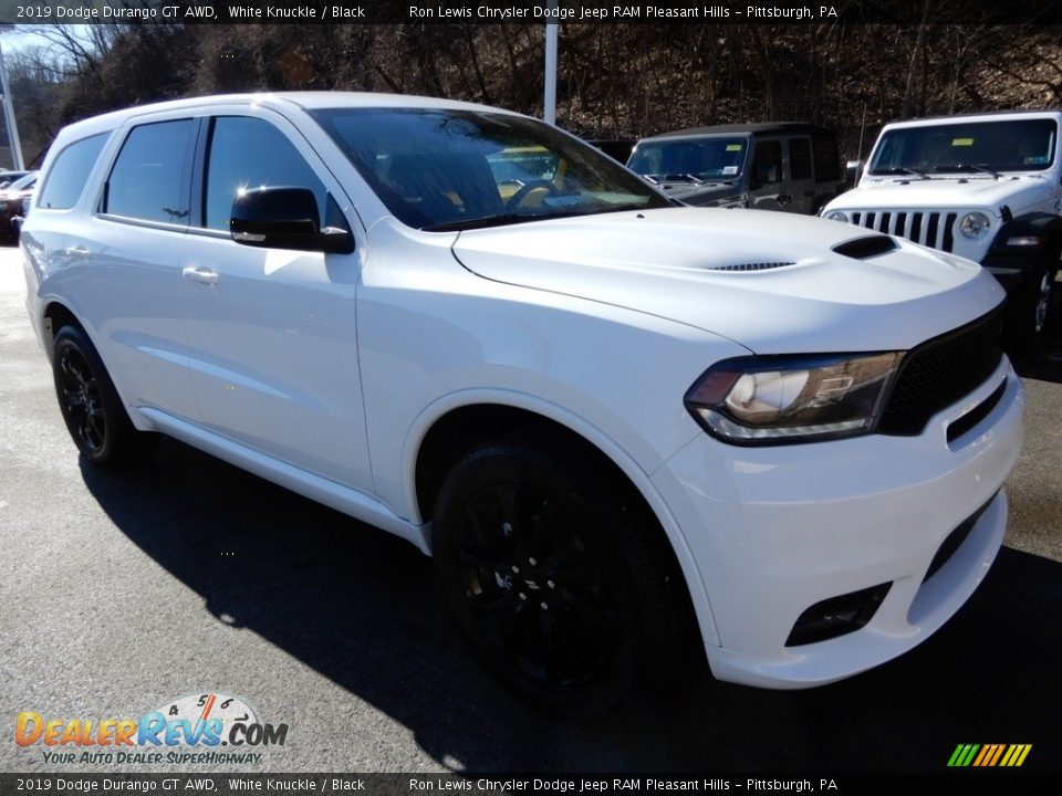 2019 Dodge Durango GT AWD White Knuckle / Black Photo #8