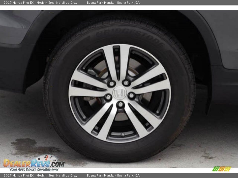 2017 Honda Pilot EX Modern Steel Metallic / Gray Photo #34