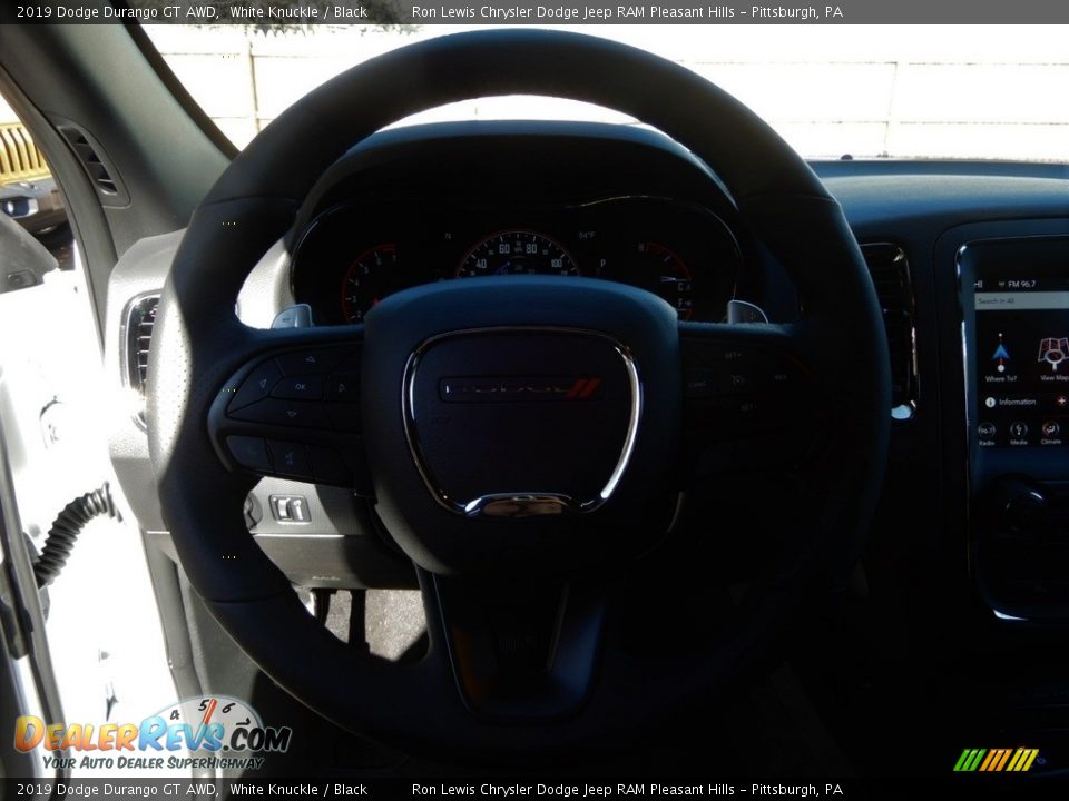 2019 Dodge Durango GT AWD White Knuckle / Black Photo #17