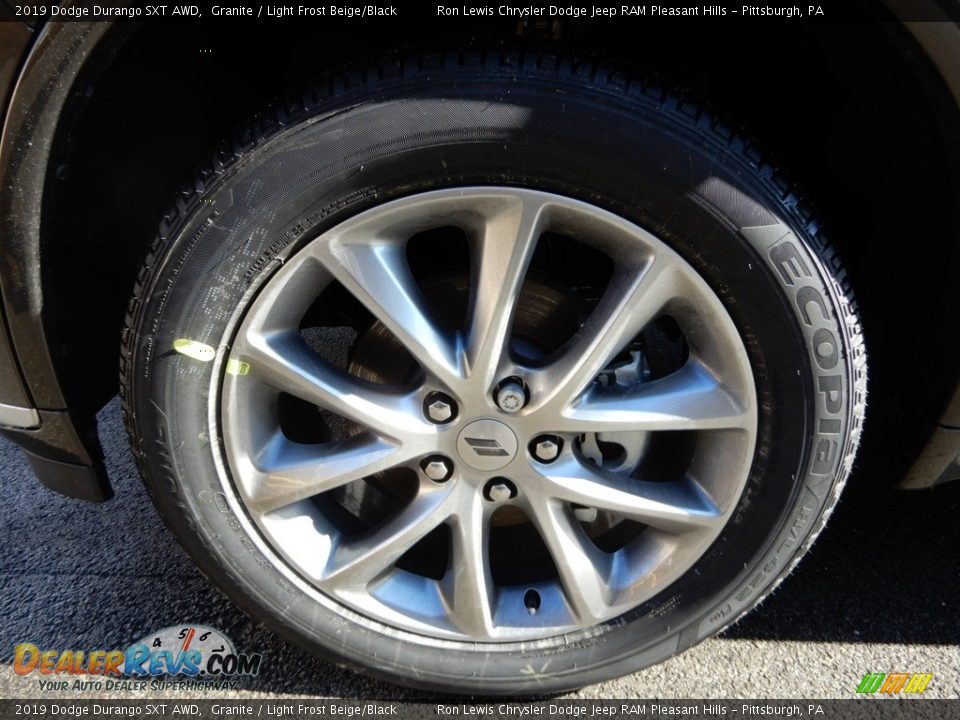 2019 Dodge Durango SXT AWD Granite / Light Frost Beige/Black Photo #10