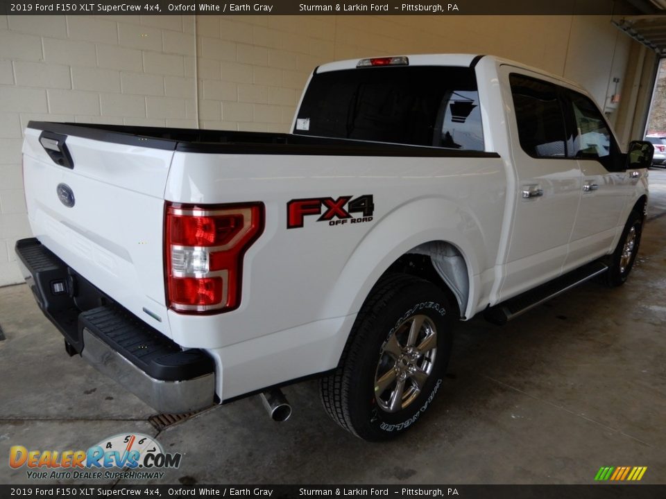 2019 Ford F150 XLT SuperCrew 4x4 Oxford White / Earth Gray Photo #2