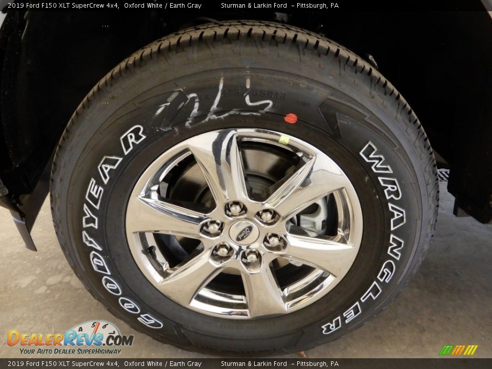 2019 Ford F150 XLT SuperCrew 4x4 Oxford White / Earth Gray Photo #5