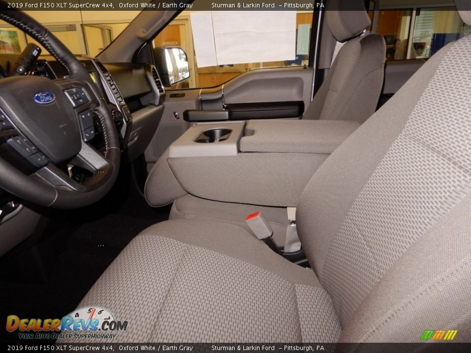 2019 Ford F150 XLT SuperCrew 4x4 Oxford White / Earth Gray Photo #6