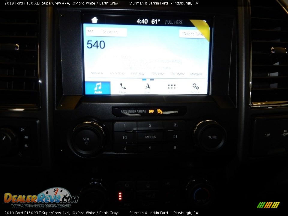 2019 Ford F150 XLT SuperCrew 4x4 Oxford White / Earth Gray Photo #14