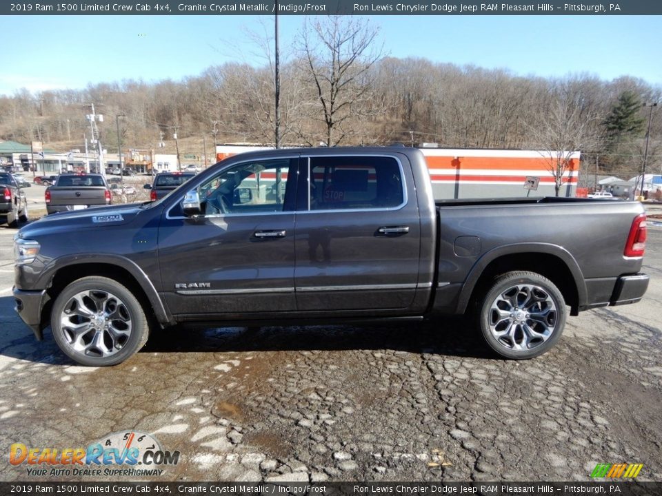 2019 Ram 1500 Limited Crew Cab 4x4 Granite Crystal Metallic / Indigo/Frost Photo #2