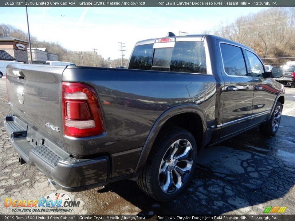 2019 Ram 1500 Limited Crew Cab 4x4 Granite Crystal Metallic / Indigo/Frost Photo #5