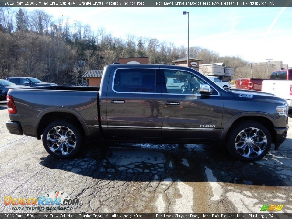 2019 Ram 1500 Limited Crew Cab 4x4 Granite Crystal Metallic / Indigo/Frost Photo #6