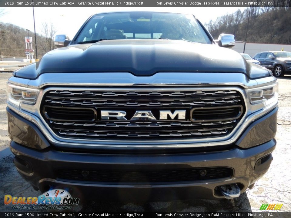 2019 Ram 1500 Limited Crew Cab 4x4 Granite Crystal Metallic / Indigo/Frost Photo #8