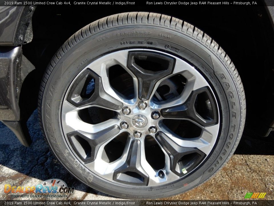 2019 Ram 1500 Limited Crew Cab 4x4 Granite Crystal Metallic / Indigo/Frost Photo #9