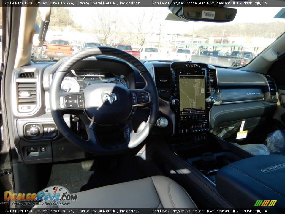 2019 Ram 1500 Limited Crew Cab 4x4 Granite Crystal Metallic / Indigo/Frost Photo #13