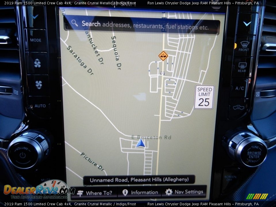 2019 Ram 1500 Limited Crew Cab 4x4 Granite Crystal Metallic / Indigo/Frost Photo #18