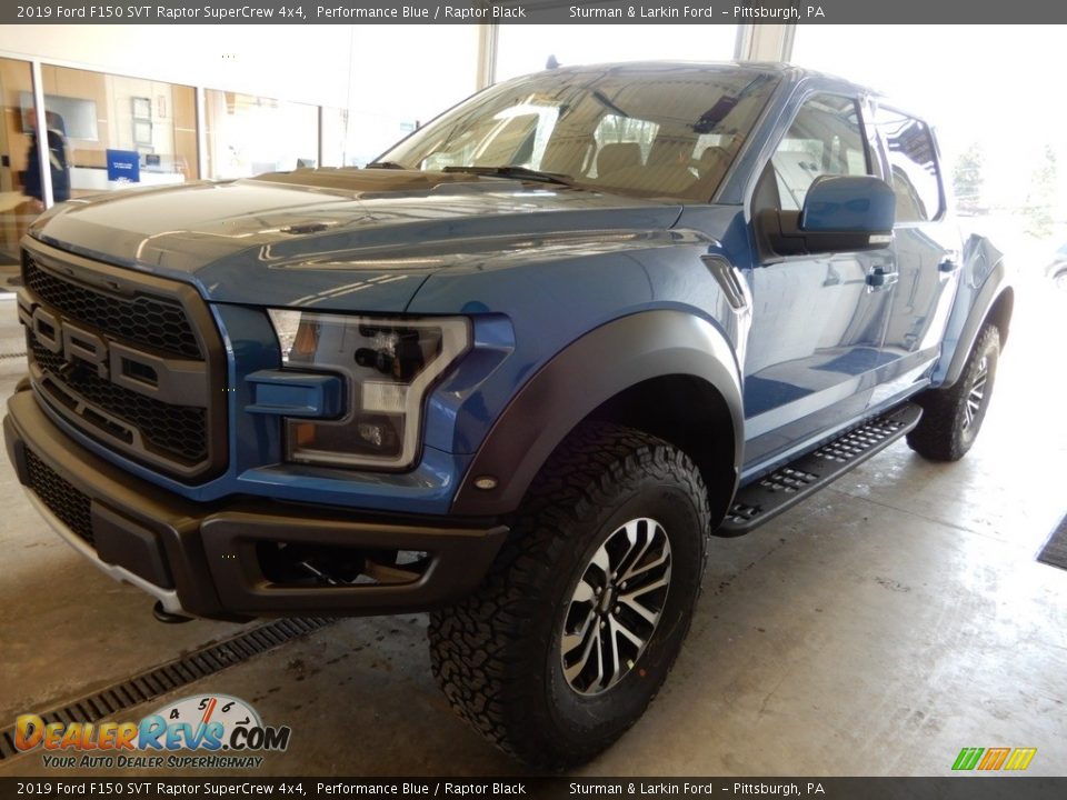 2019 Ford F150 SVT Raptor SuperCrew 4x4 Performance Blue / Raptor Black Photo #4