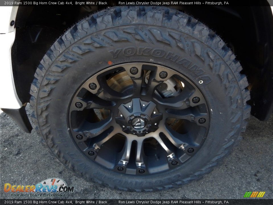 2019 Ram 1500 Big Horn Crew Cab 4x4 Bright White / Black Photo #9