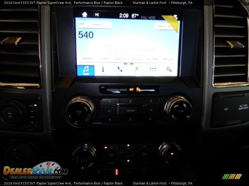 2019 Ford F150 SVT Raptor SuperCrew 4x4 Performance Blue / Raptor Black Photo #14