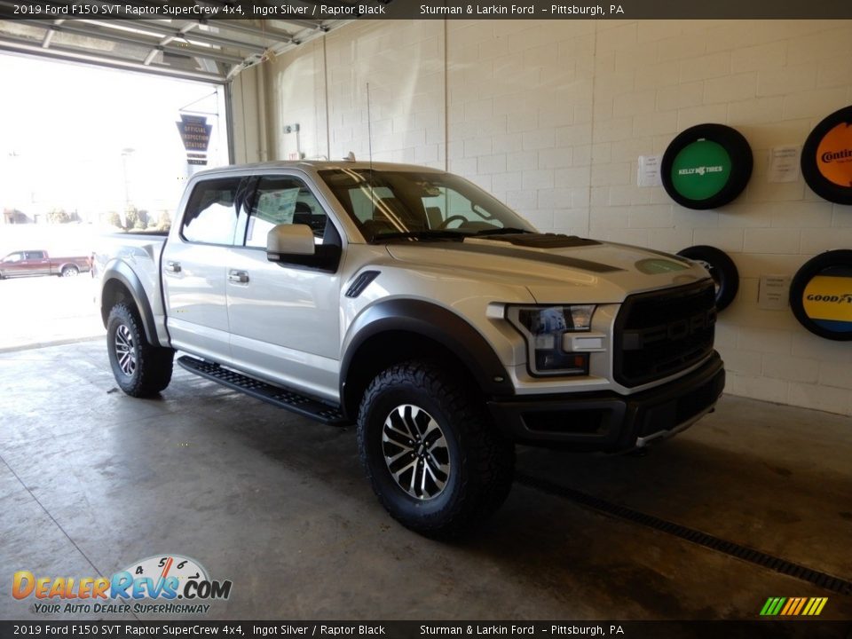 2019 Ford F150 SVT Raptor SuperCrew 4x4 Ingot Silver / Raptor Black Photo #1