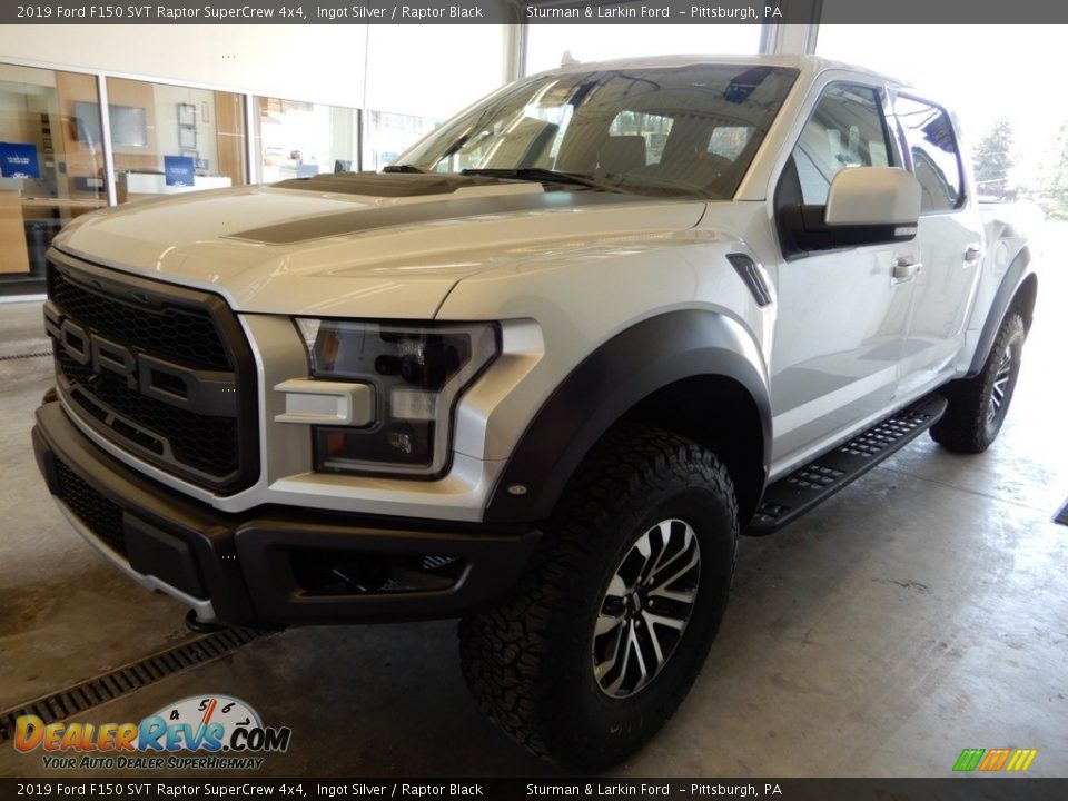 2019 Ford F150 SVT Raptor SuperCrew 4x4 Ingot Silver / Raptor Black Photo #4