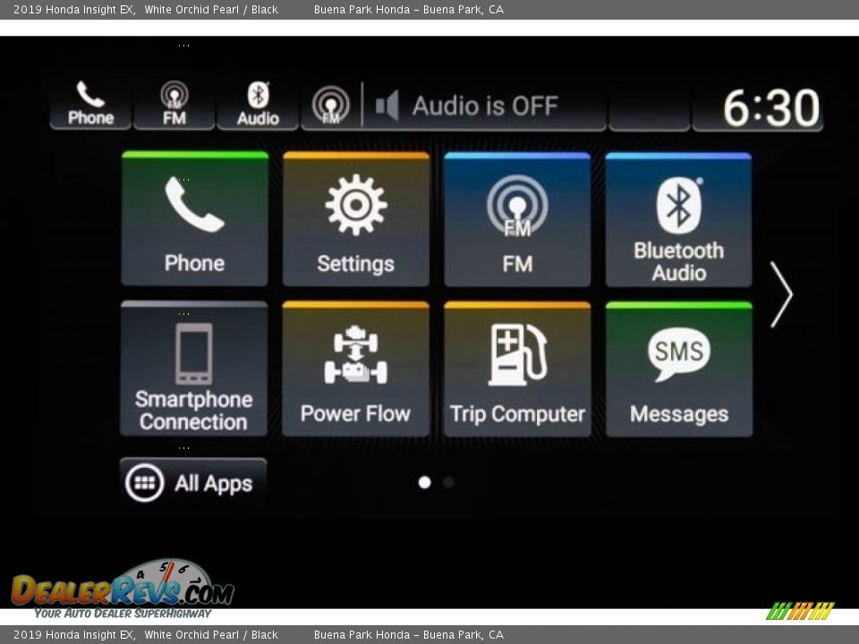 2019 Honda Insight EX White Orchid Pearl / Black Photo #33