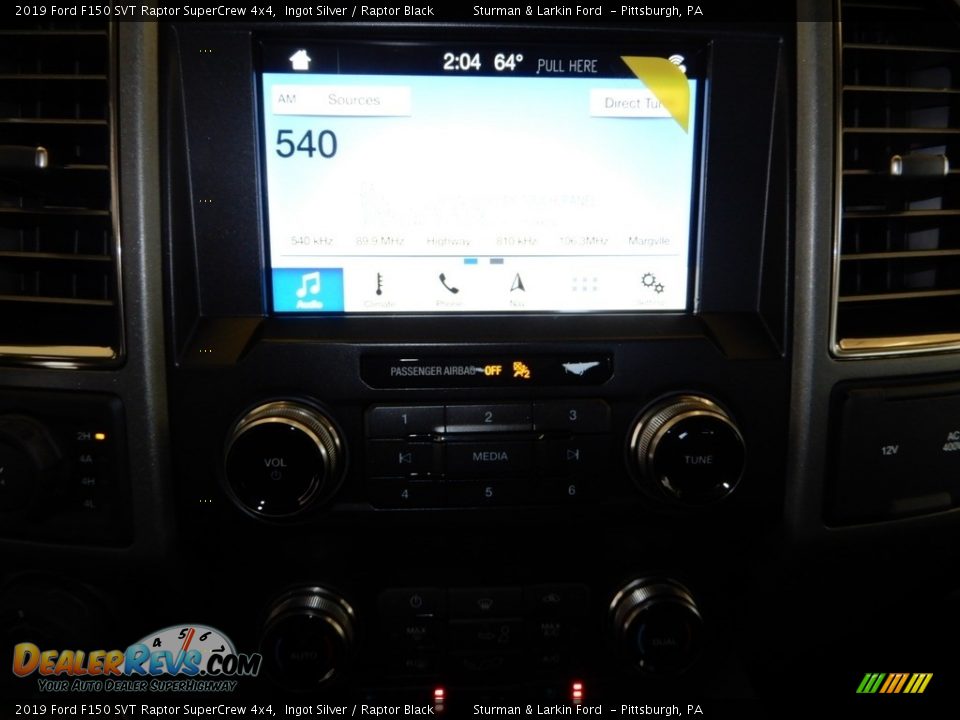 2019 Ford F150 SVT Raptor SuperCrew 4x4 Ingot Silver / Raptor Black Photo #14