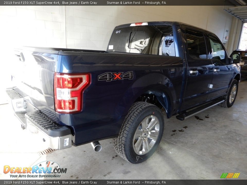 2019 Ford F150 XLT SuperCrew 4x4 Blue Jeans / Earth Gray Photo #2