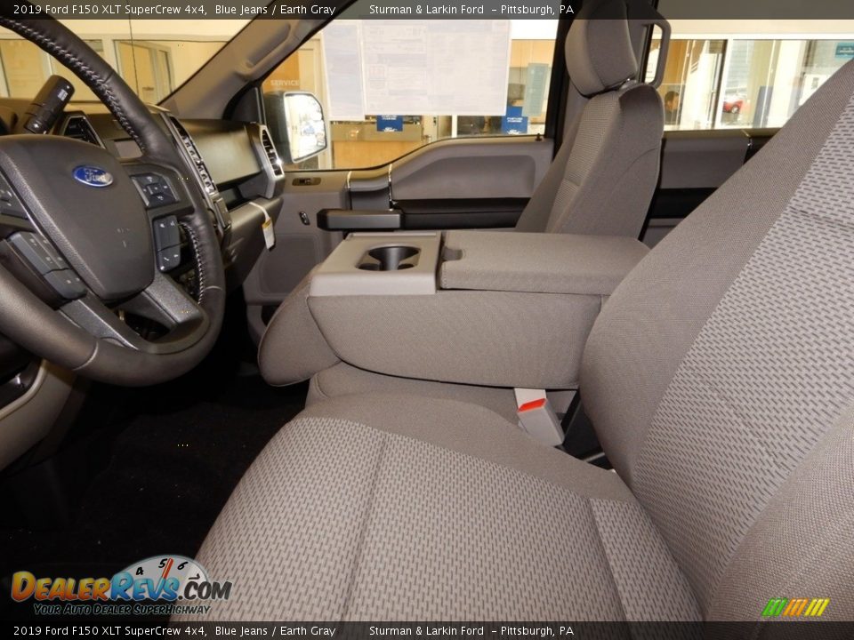 2019 Ford F150 XLT SuperCrew 4x4 Blue Jeans / Earth Gray Photo #6