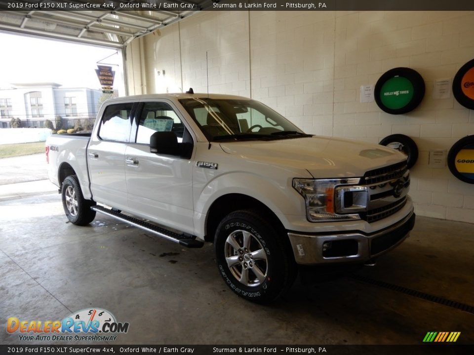 2019 Ford F150 XLT SuperCrew 4x4 Oxford White / Earth Gray Photo #1