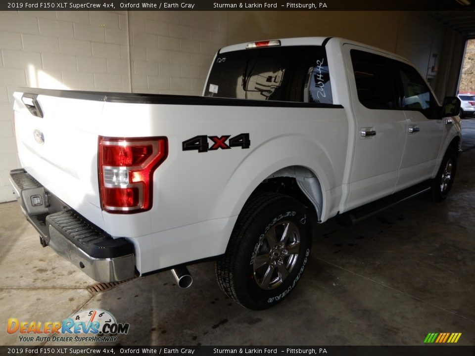 2019 Ford F150 XLT SuperCrew 4x4 Oxford White / Earth Gray Photo #2