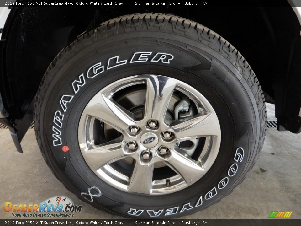 2019 Ford F150 XLT SuperCrew 4x4 Oxford White / Earth Gray Photo #5