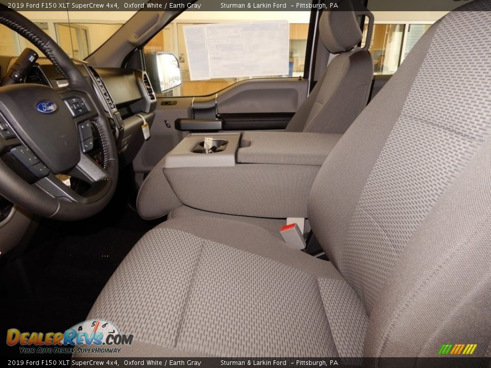 2019 Ford F150 XLT SuperCrew 4x4 Oxford White / Earth Gray Photo #6
