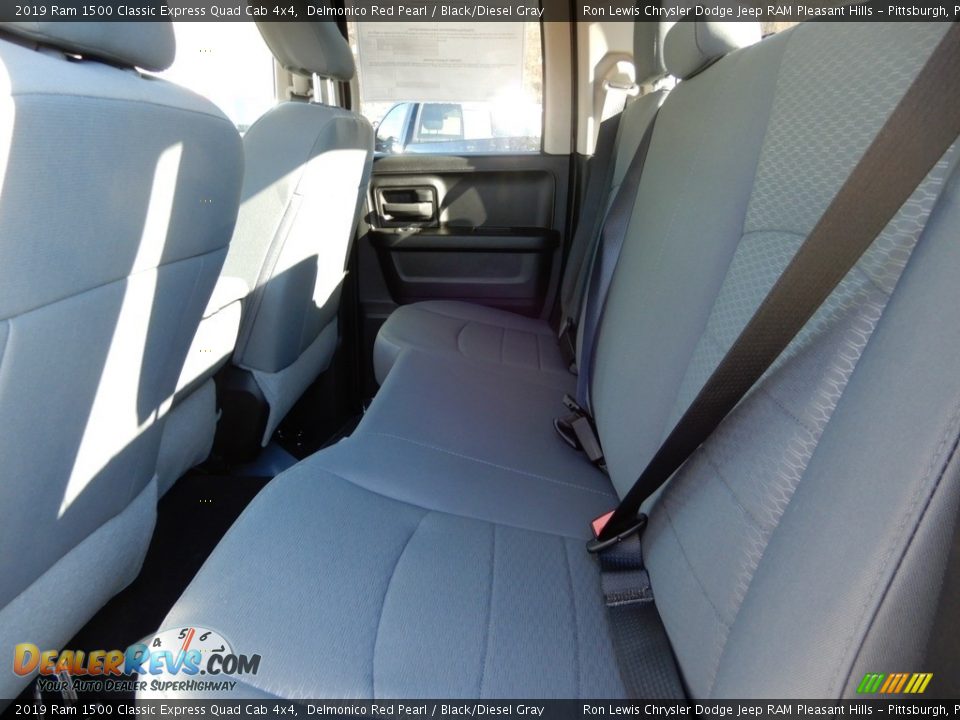2019 Ram 1500 Classic Express Quad Cab 4x4 Delmonico Red Pearl / Black/Diesel Gray Photo #12