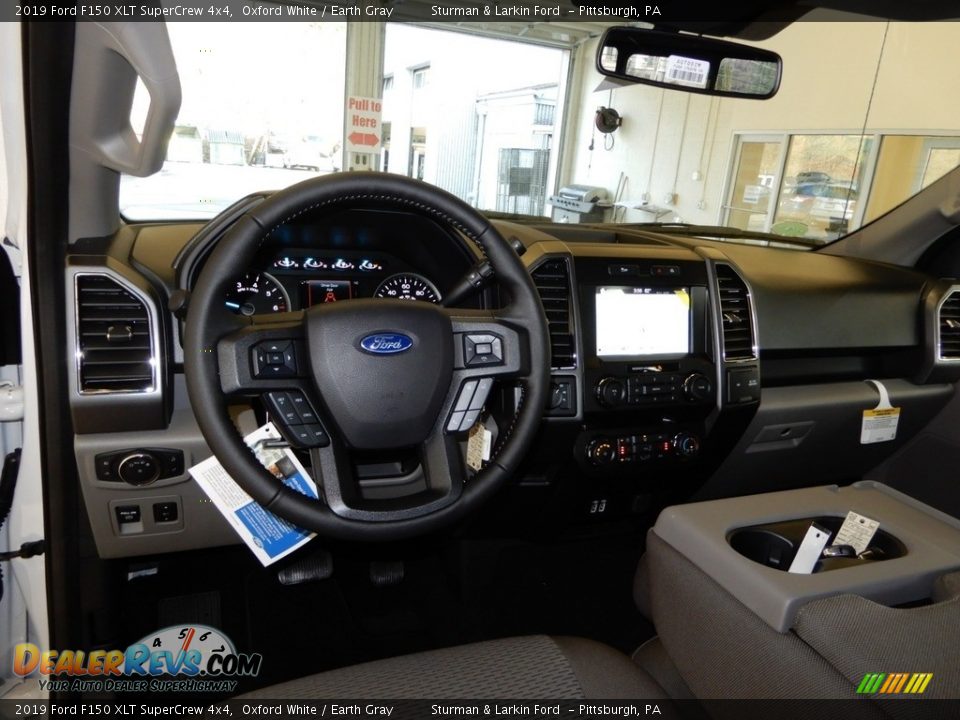 2019 Ford F150 XLT SuperCrew 4x4 Oxford White / Earth Gray Photo #8